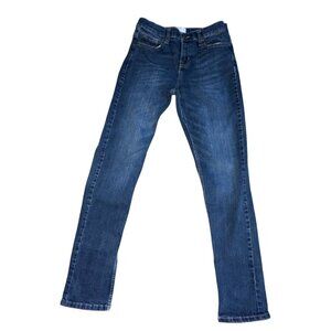 True Craft Girls Adjustable Waist Tapered Jeans-Blue-Dark Wash-Size 16-GUC